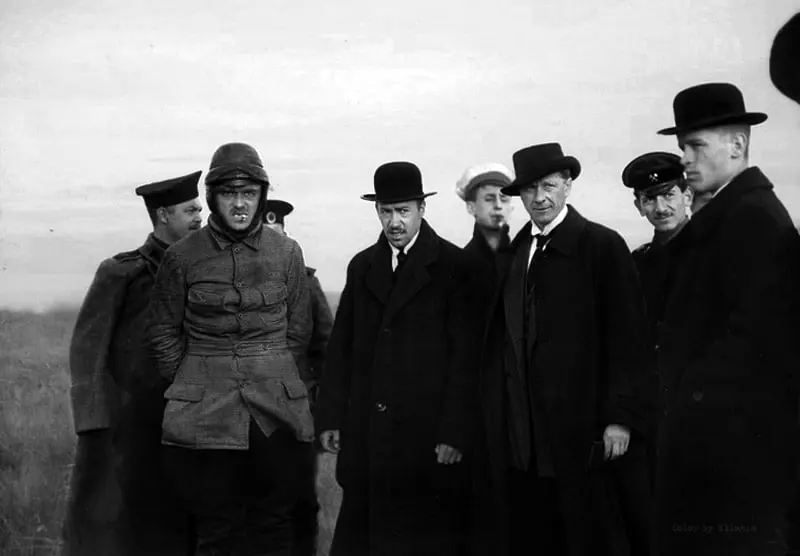 Igor Sikorsky after the plane crash