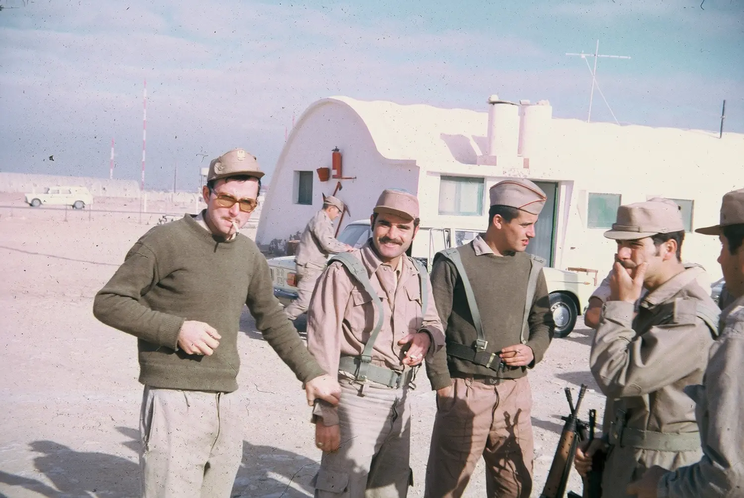 En Barracones donde estaban las antenar de emison