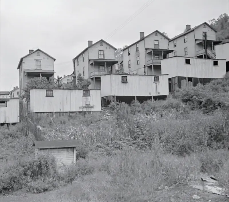 Coal company houses and shacks