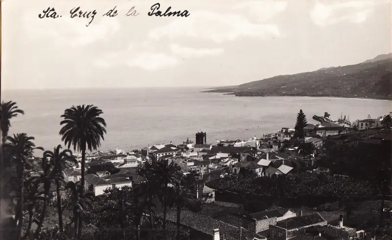 Panorámica de Santa Cruz de La Palma