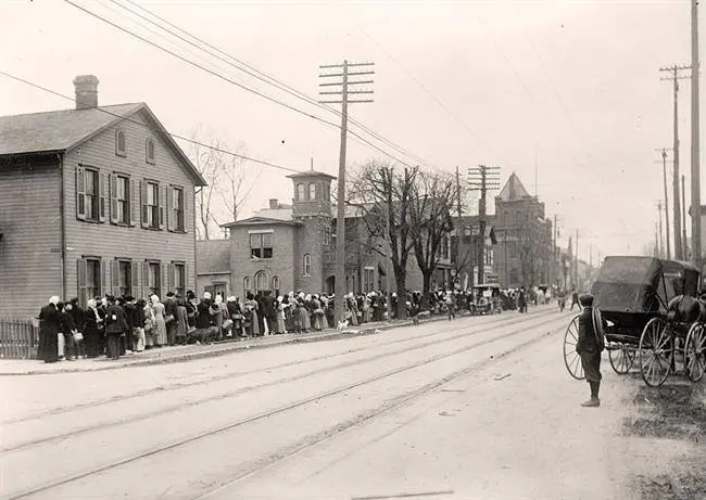 Refugees from the great Dayton flood