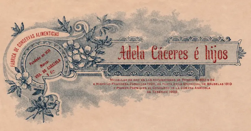 Publicidad Adela Cáceres é Hijos.