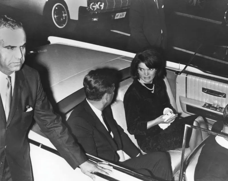 John F. Kennedy and wife Jacqueline