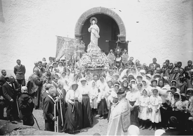 Procesión a la Virgen de la Inmaculada Concepción