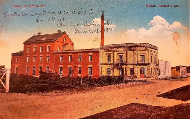Molino "Vionnet" y Cia." en Pilar de Sta. Fe. 