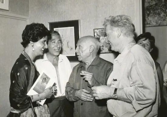 Picasso  Soshana, André Verdet y Édouard Pignon