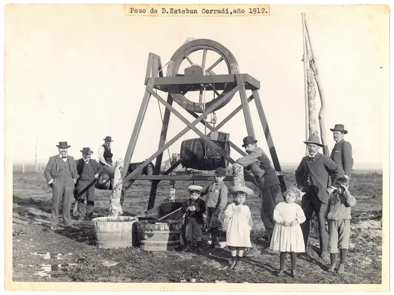 Pozo de agua de don Esteban Corradi.