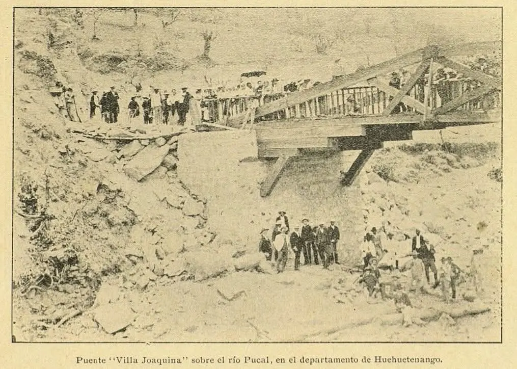Puente “Villa Joaquina” sobre el río Pucal