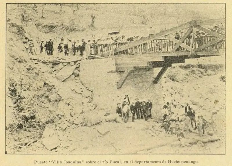 Puente “Villa Joaquina” sobre el río Pucal