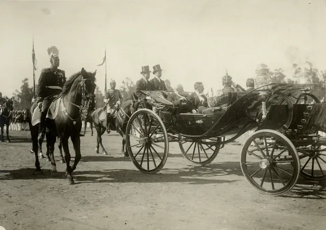 Ramón Barros Luco en la Parada Militar 