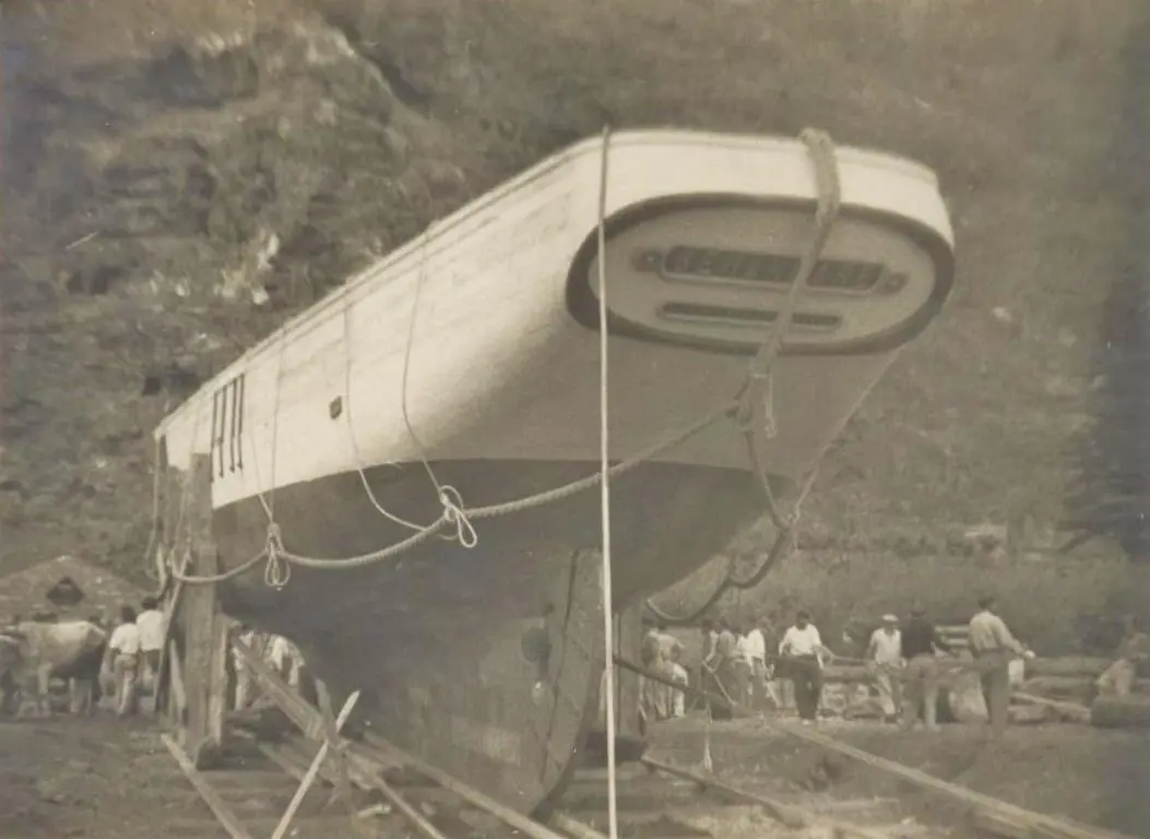 Fabricación de la Goleta Benahoare.