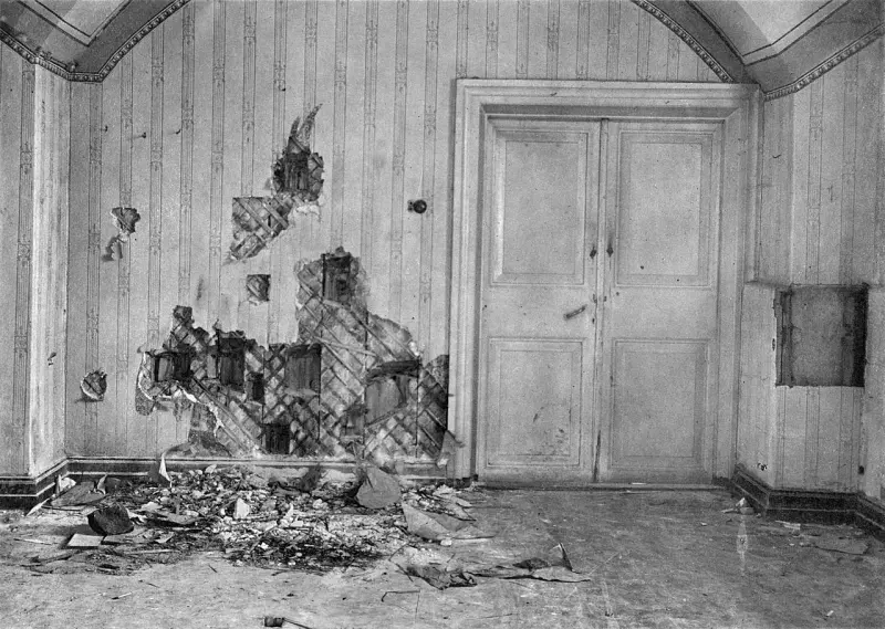 The basement where the Nicholas II  Romanov family was killed.