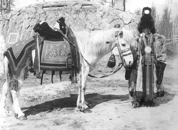 The bride in a wedding dress