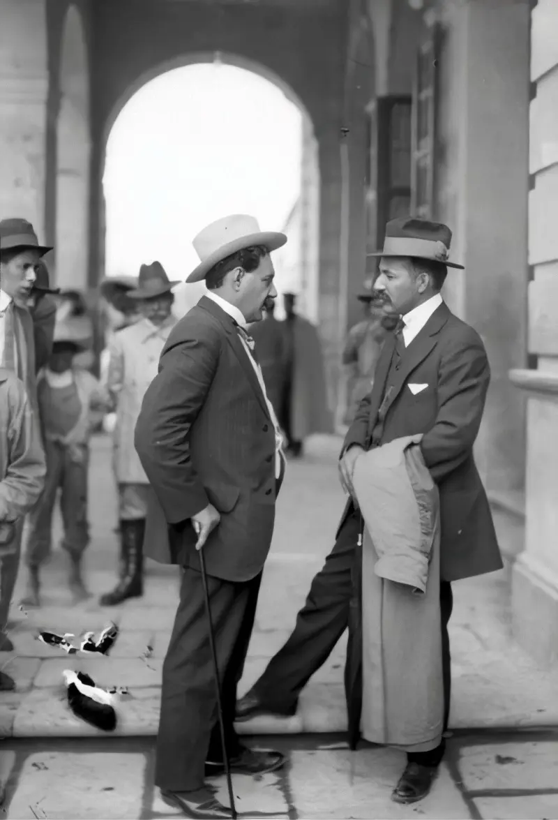 Alberto Piña y Antonio I. Villarreal EN TEATRO MORELOS