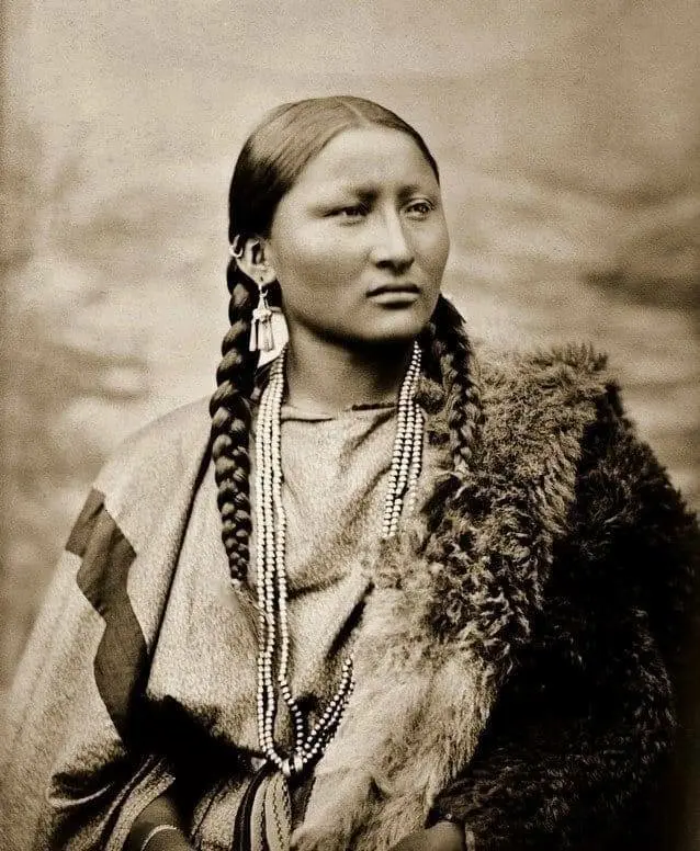Sweet Nose, a North American Cheyenne Indian Girl