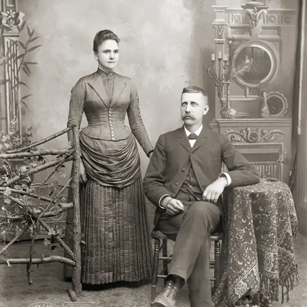 Formal studio portrait
