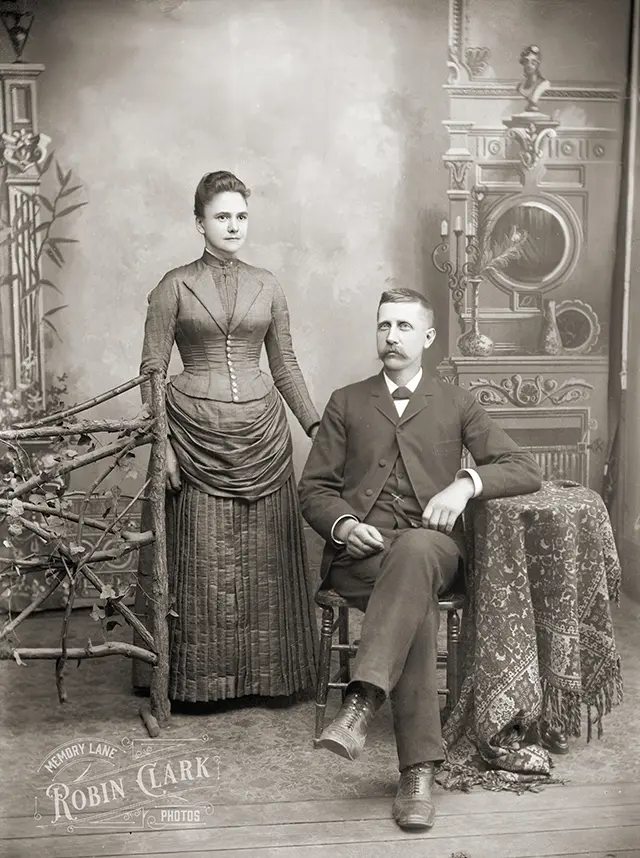 Formal studio portrait