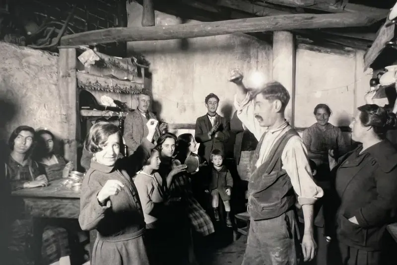 "Bailando una muiñeira"