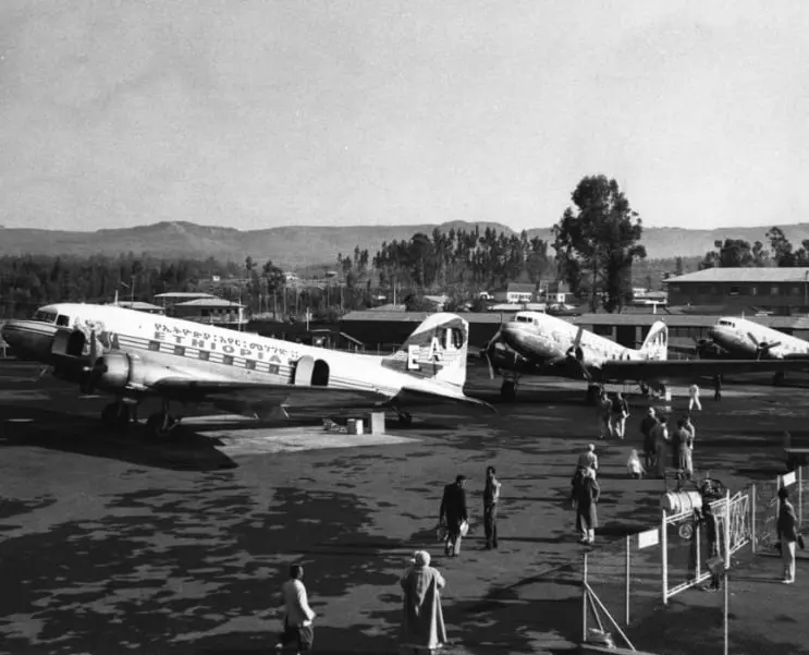 Ethiopian Airlines Aircraft at Old Addis Ababa Airport
