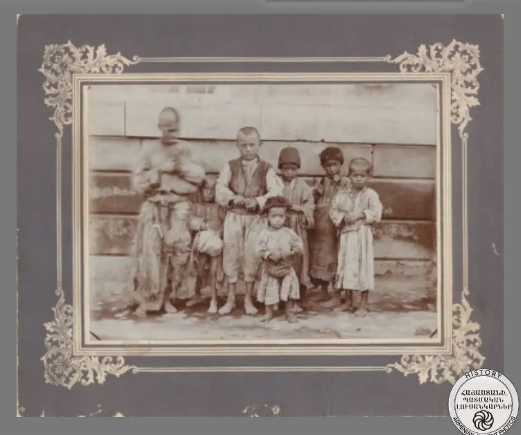 Seven Armenian orphans rescued from Van massacres