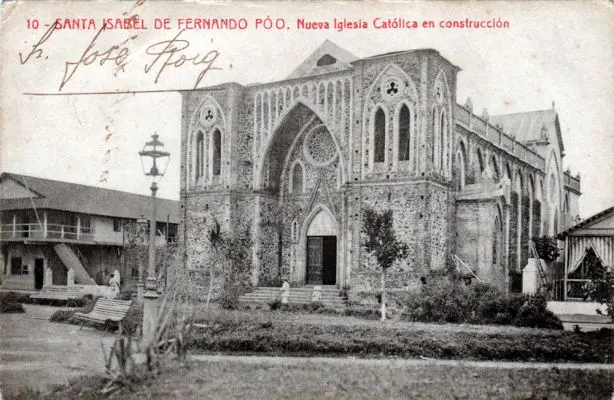 La Catedral en construcción. 