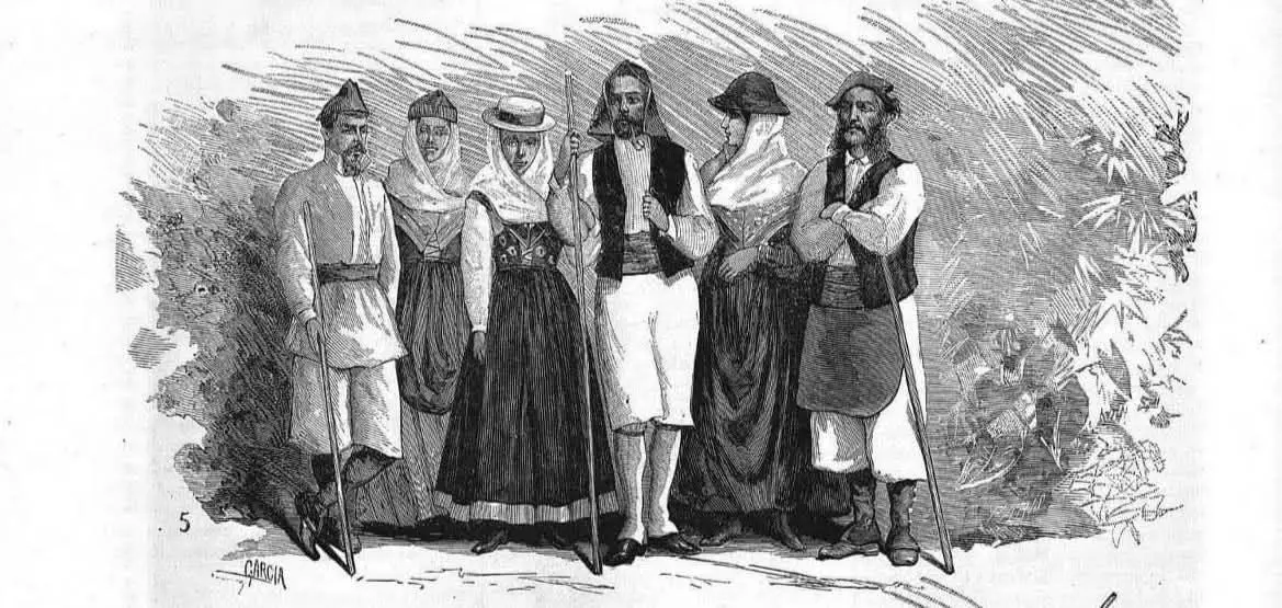 Indumentaria tradicional de La Palma.