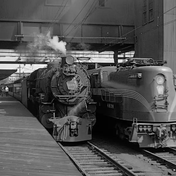 Electric power overtaking steam. 