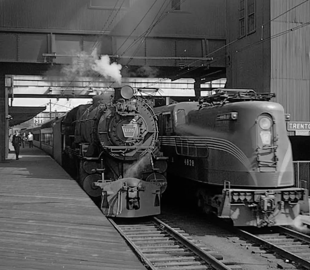 Electric power overtaking steam. 