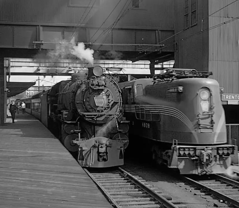 Electric power overtaking steam. 