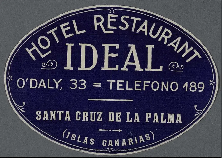 Publicidad Hotel Ideal