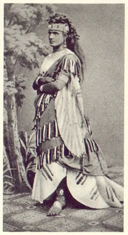 Teresa Stolz (soprano) as the title role of Aida