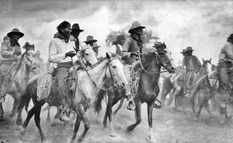 Navajo Riders Playing Game
