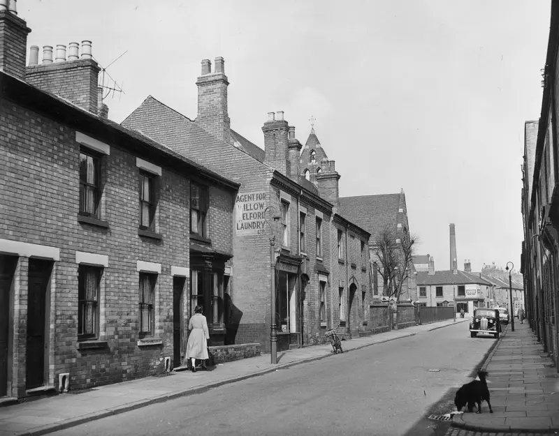 Jarrom Street and the tower of St Andrew's Church