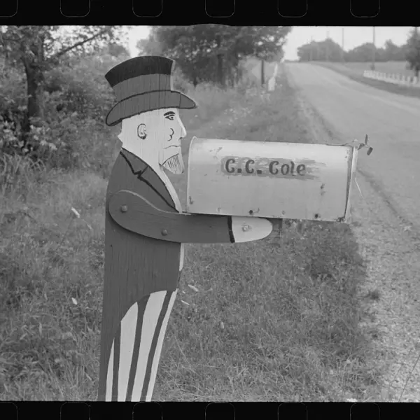 Mailbox on farm 