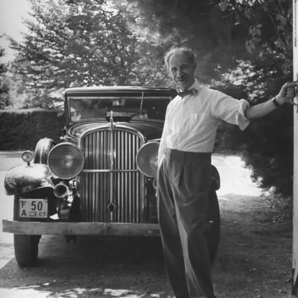 A man with his 17-year-old air-cooled Franklin