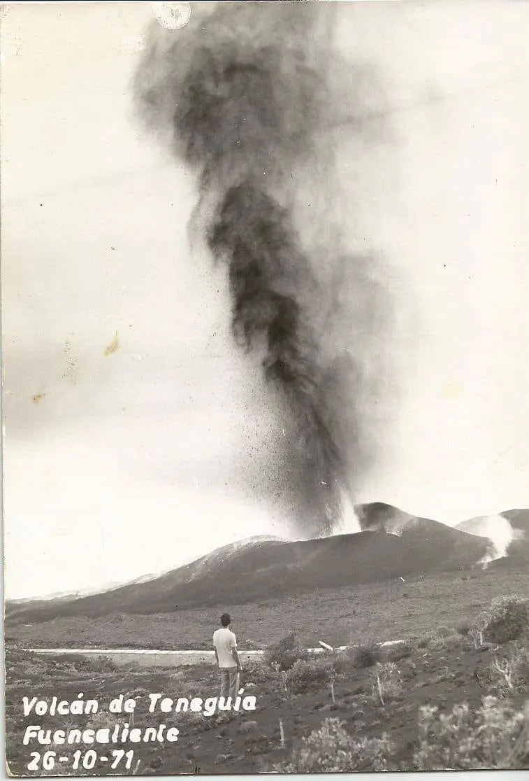 Volcán Teneguía. 