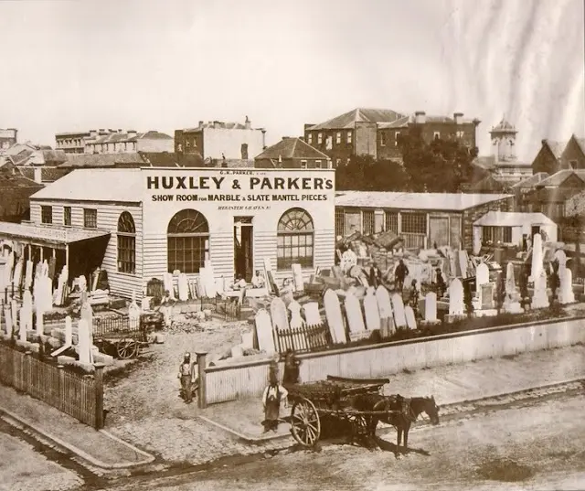 Collins and Russell Sts.