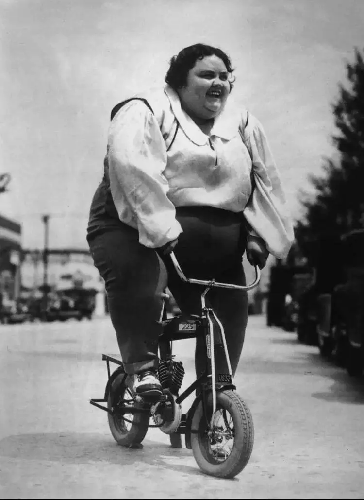 Woman on a Bicycle