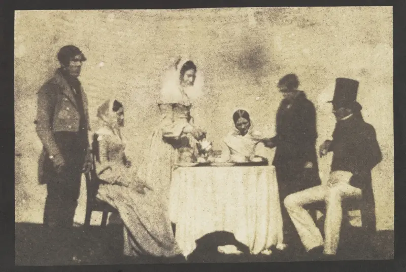 A group took their tea