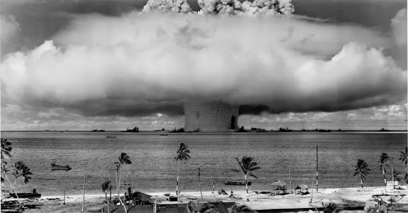 The first underwater nuclear explosion