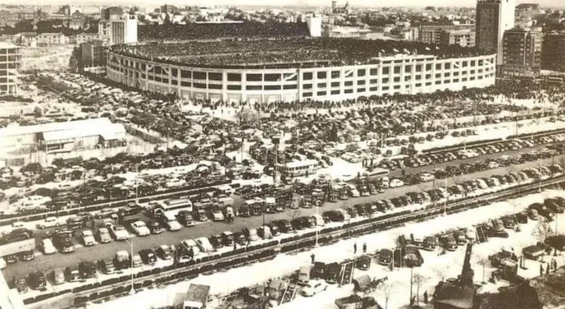 Estadio Santiago Bernabéu.