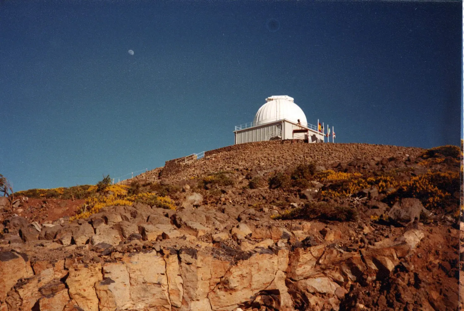 Preparativos inauguración Roque de Los Muchachos
