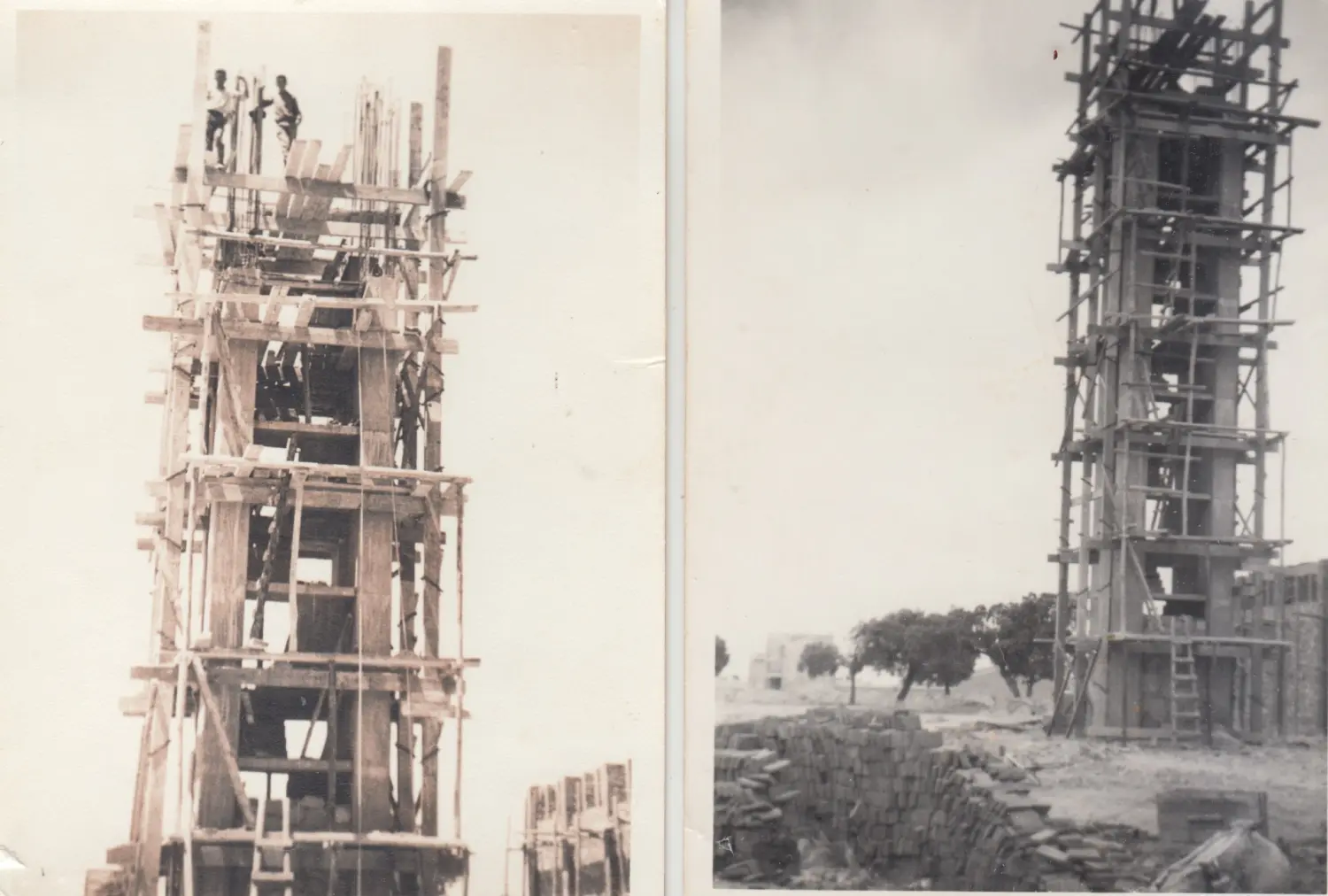 Construcción de la torre