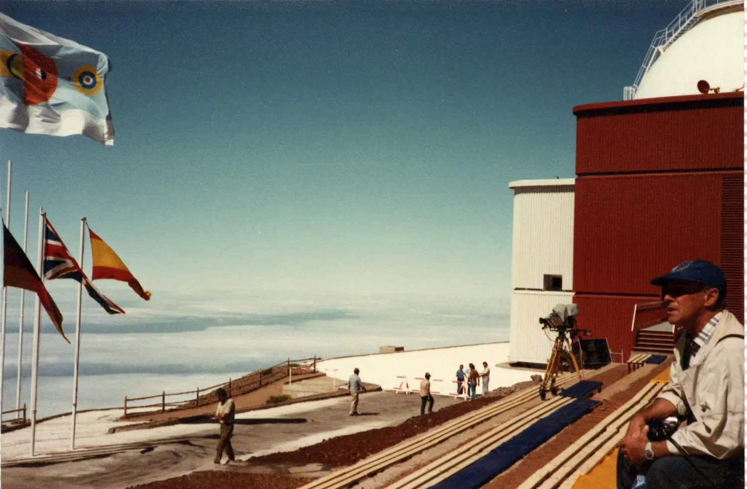 Preparativos inauguración Roque de Los Muchachos