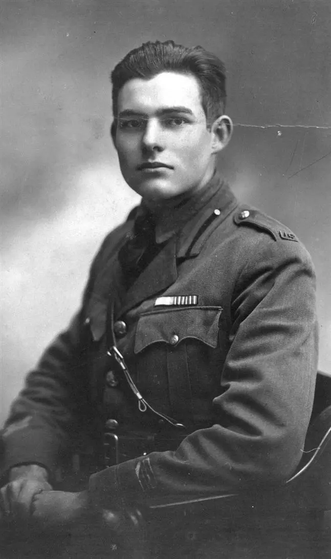 Ernest Hemingway as an American Red Cross Volunteer