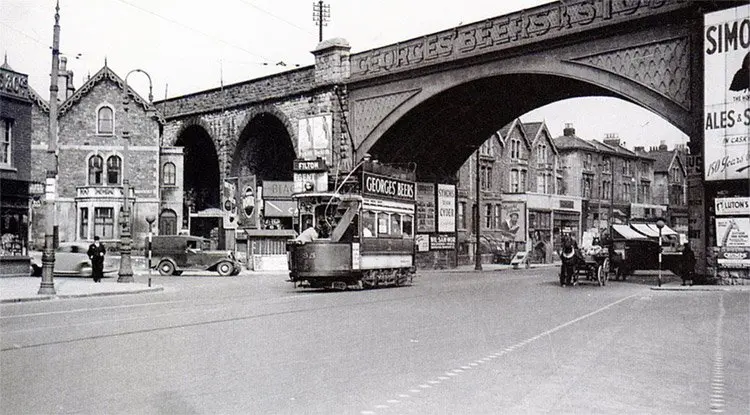 The old Bristol tram on Cheltenham Road