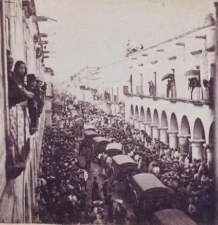 Entrada del ejército francés
