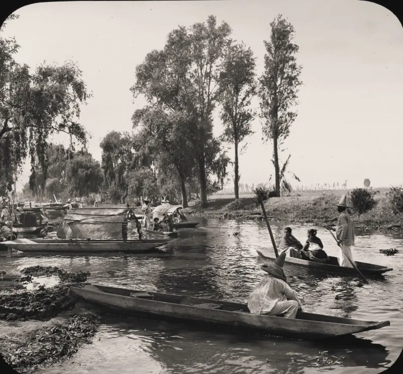 El Canal de la Viga y su entorno, en Santa Anita Zacatlamanco.