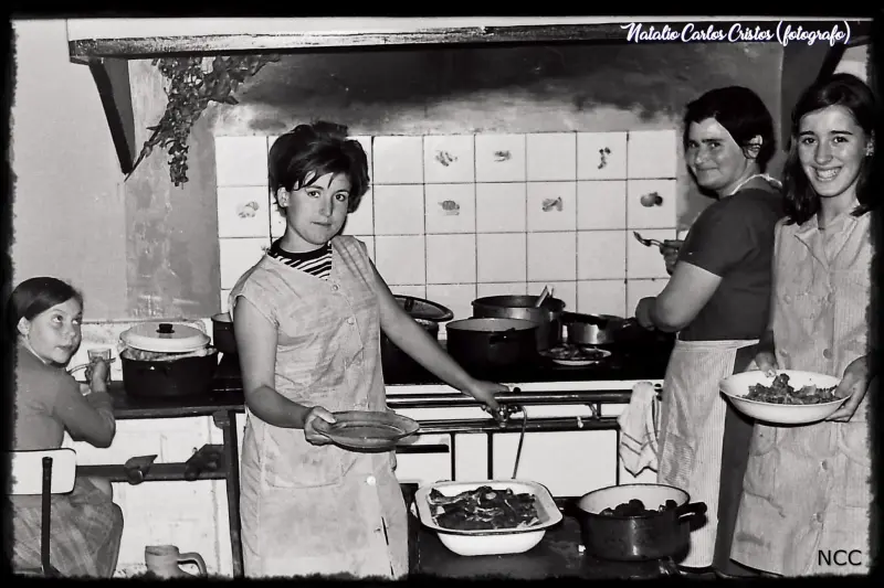 Trabajadoras del restaurante El Volante.