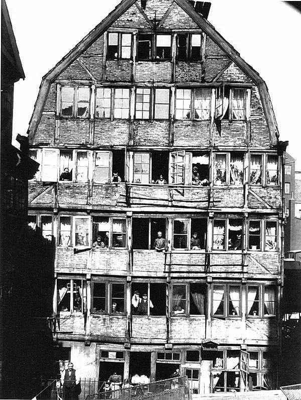 Residents of a high-rise building